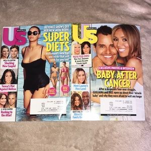 US Weekly Magazines May 2012 💕 bundle of two Vintage